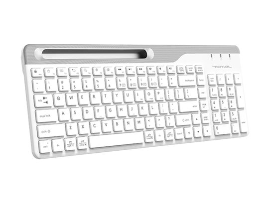 Клавиатура беспроводная A4Tech Fstyler FBK25 белый/серый (FBK25 WHITE)